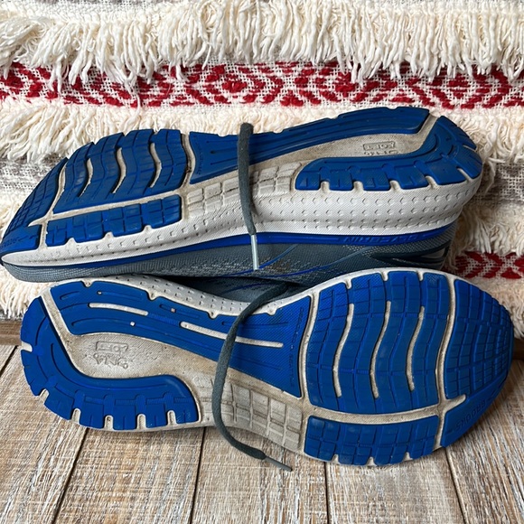 Brooks Glycerin 19 Mens Size12.5 Running Shoes Gray Blue Athletic Sneakers Gym - Picture 10 of 10